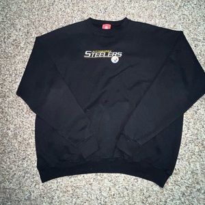 Pittsburgh Steelers NFL mens XL black sweatshirt.